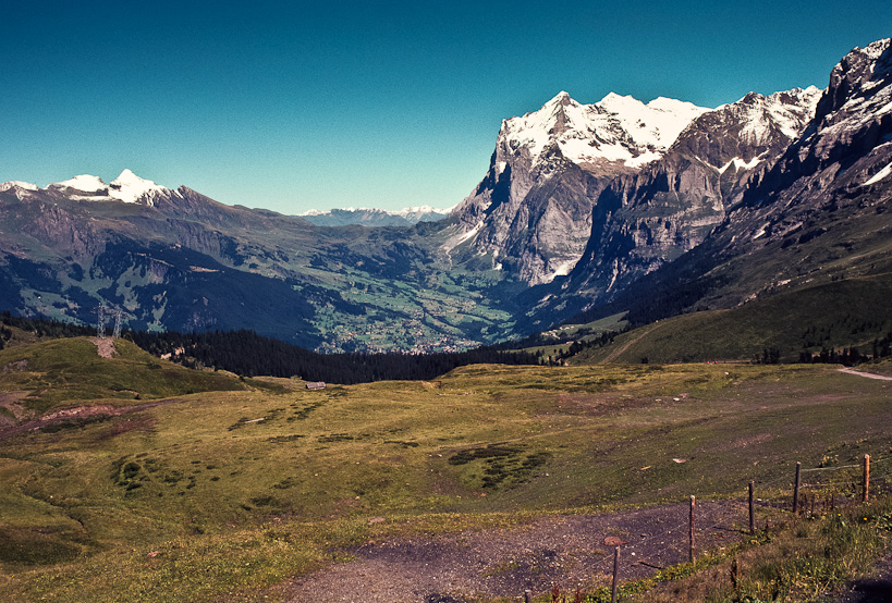 Wetterhorn and Grindelwald