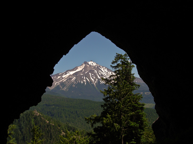 Mt. Jefferson from Boca Cave