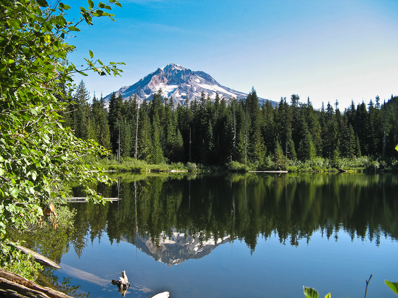 Mount Hood from Burnt Lake