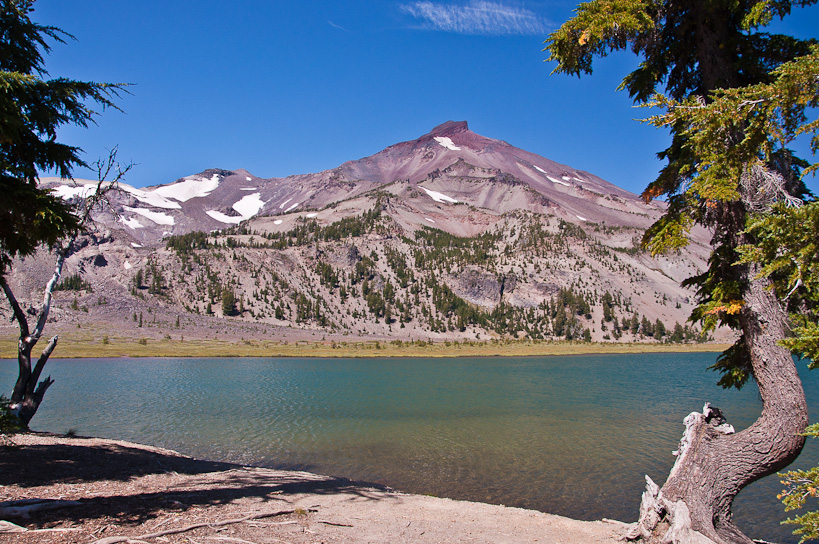 South Sister from Green Lakes