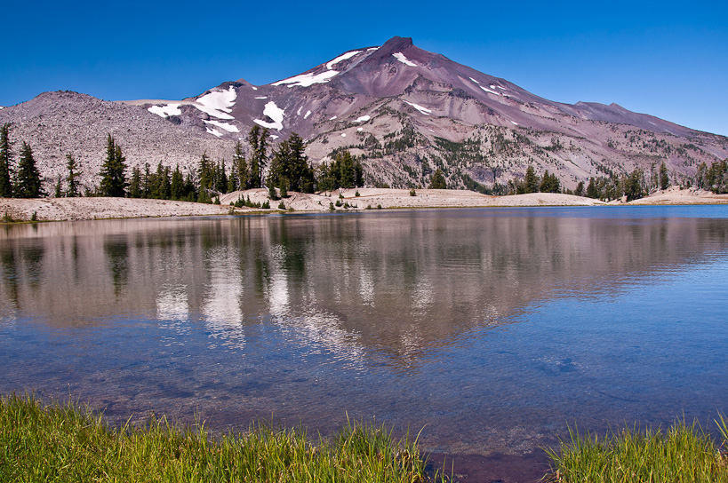 South Sister from Green Lakes