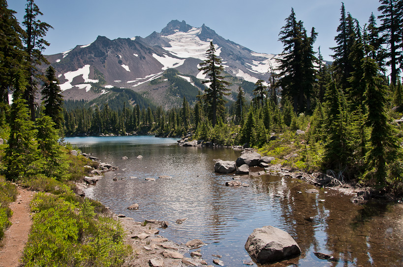 Mt. Jefferson from Scout Lake