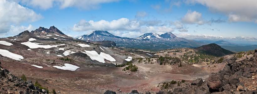 Three Sisters and Broken Top