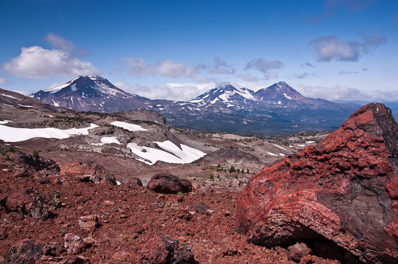 Three Sisters  and Volcanic Rocks