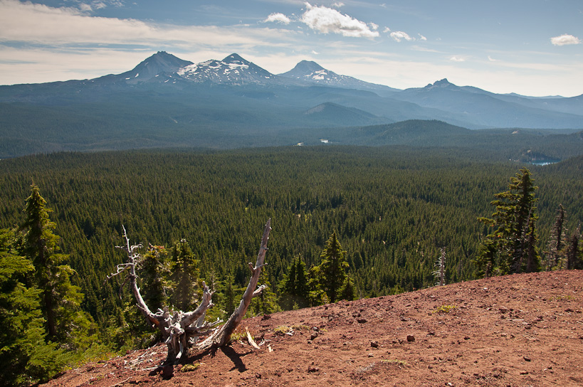 Three Sisters from Scott Mountain