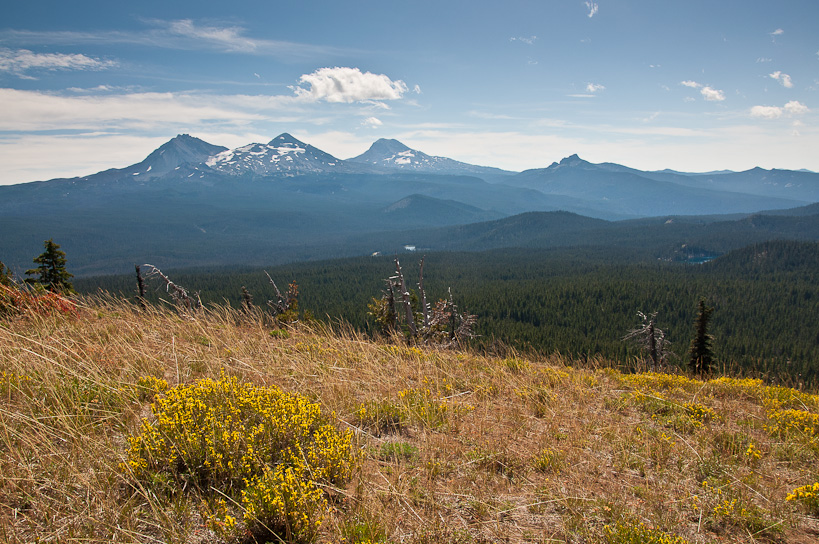 Three Sisters from Scott Mountain