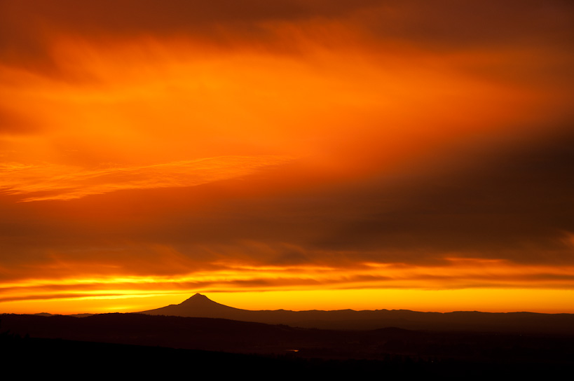 Sunrise over Mt. Hood