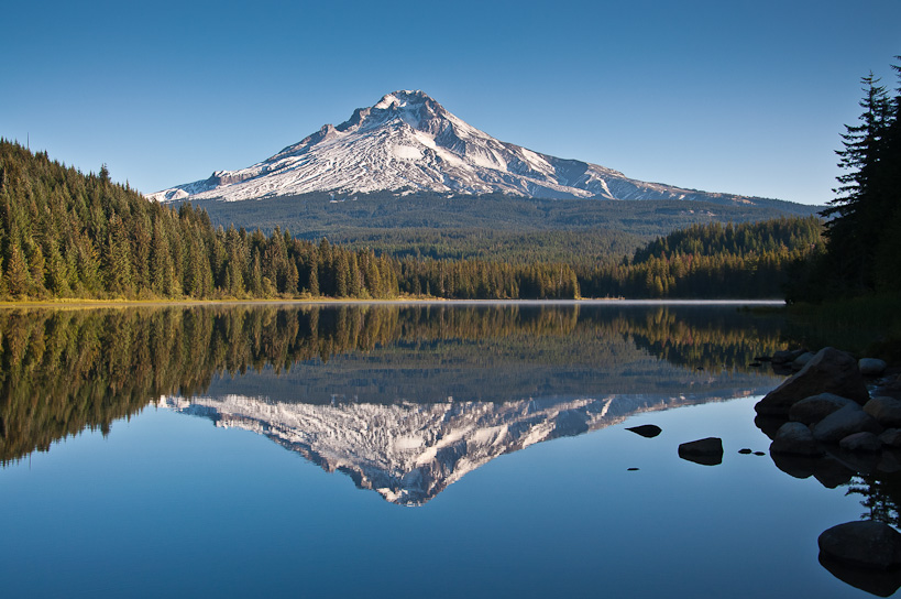 Mt. Hood over Trillium Lake