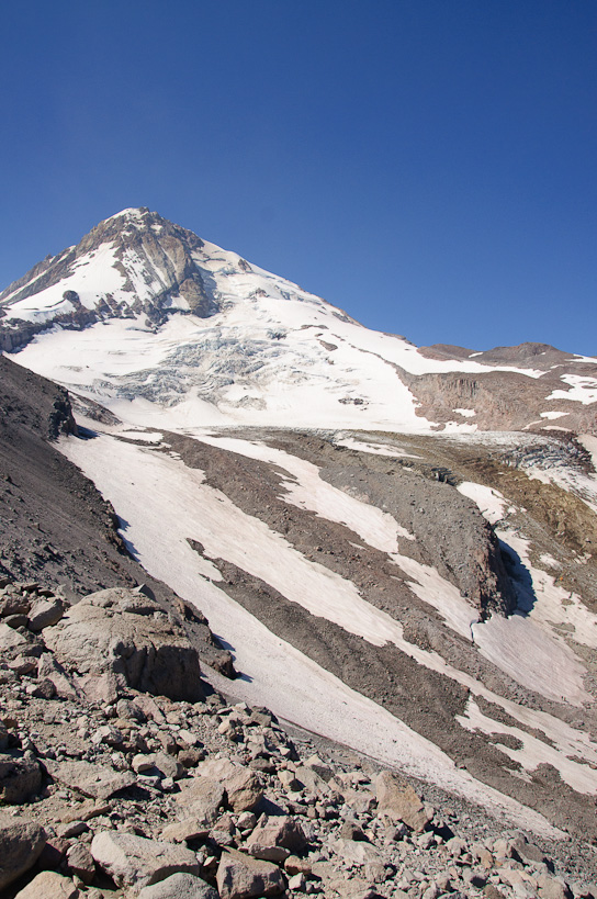 Eliot Glacier on Mt. Hood from Cooper Spur