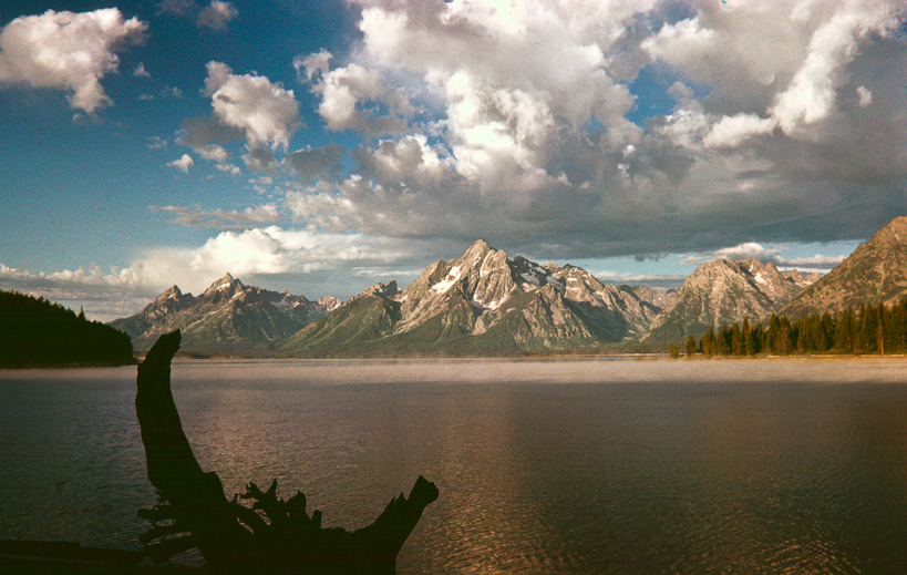 Grand Tetons from Jackson Lake