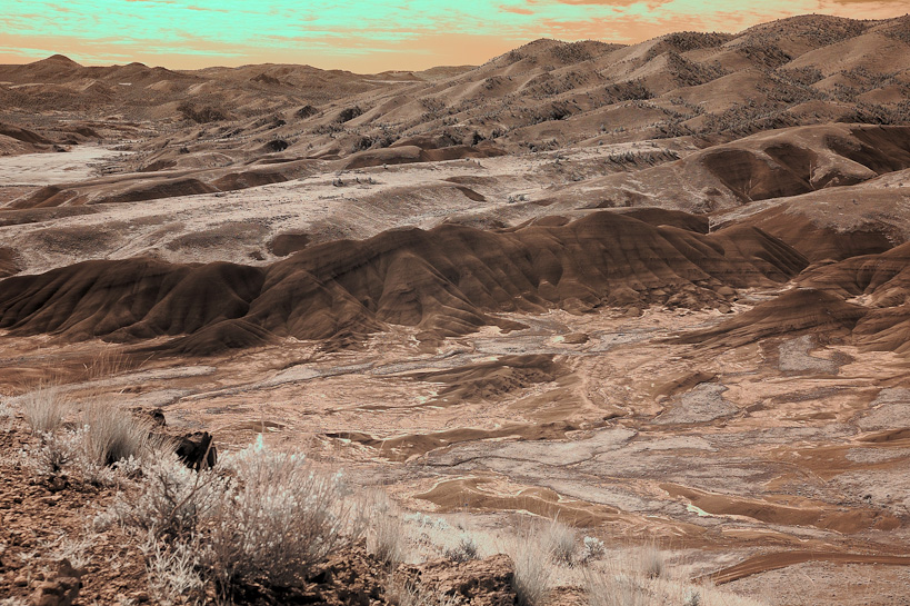 Painted Hills from Carroll Rim