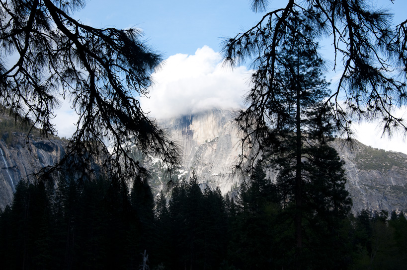 Half Dome in Cloud