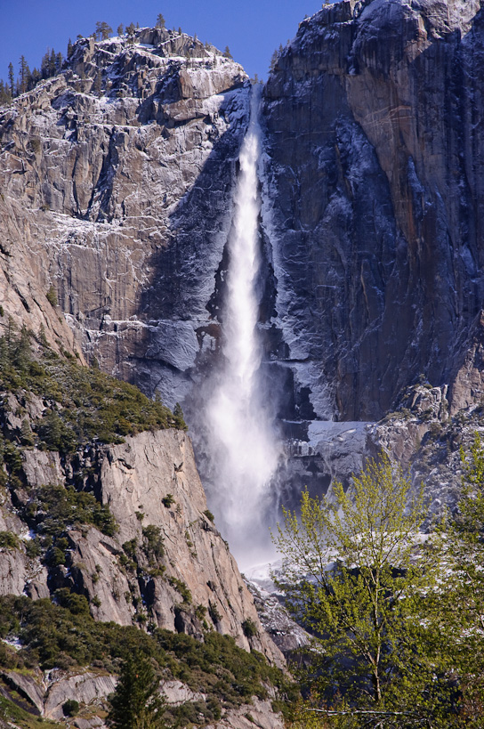 Yosemite Falls from Swinging Bridge