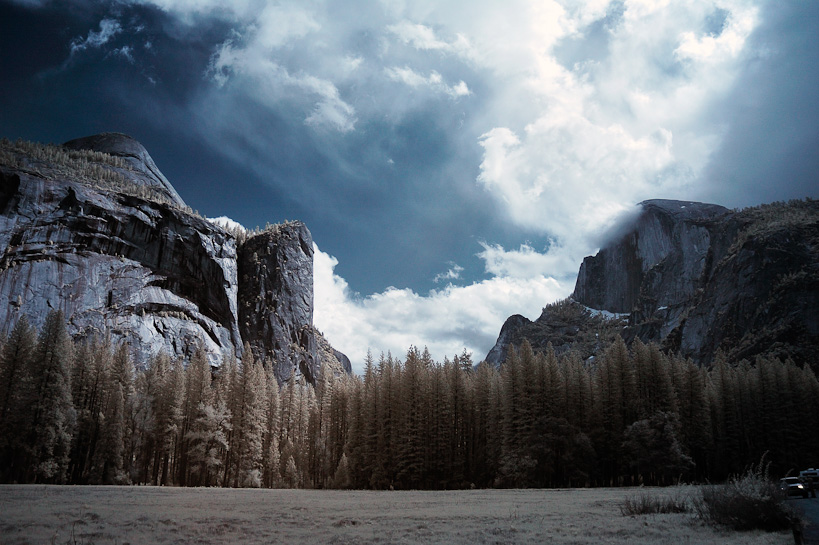 Half Dome and North Dome